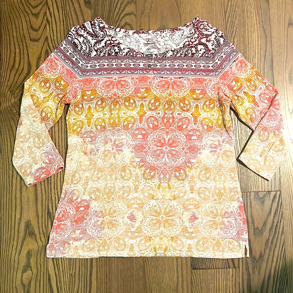 Sonoma 3/4 Sleeve Top